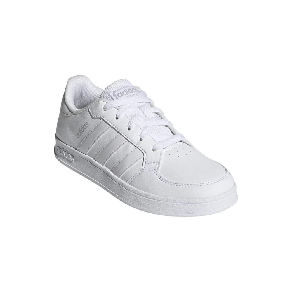 Adidas All-White Breaknet Court Sneakers samba